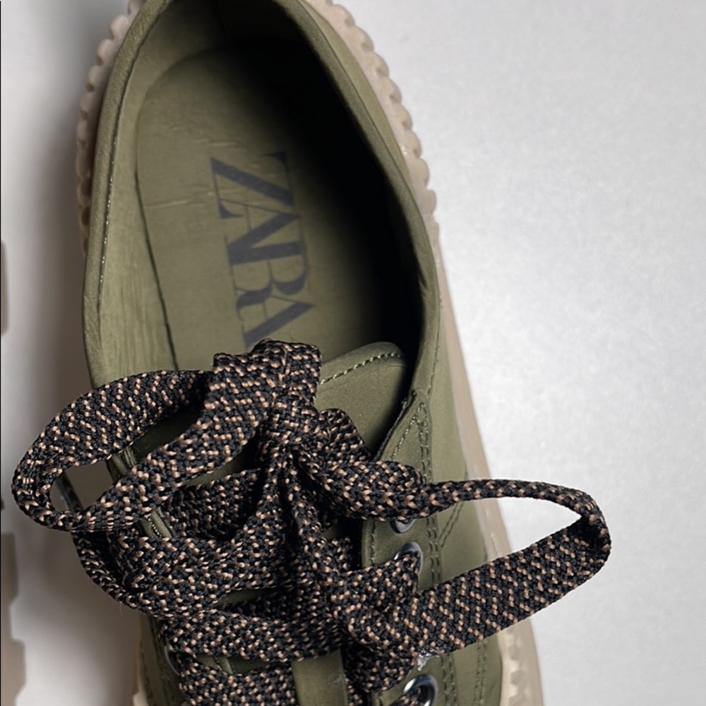 Zara Green Sneakers”